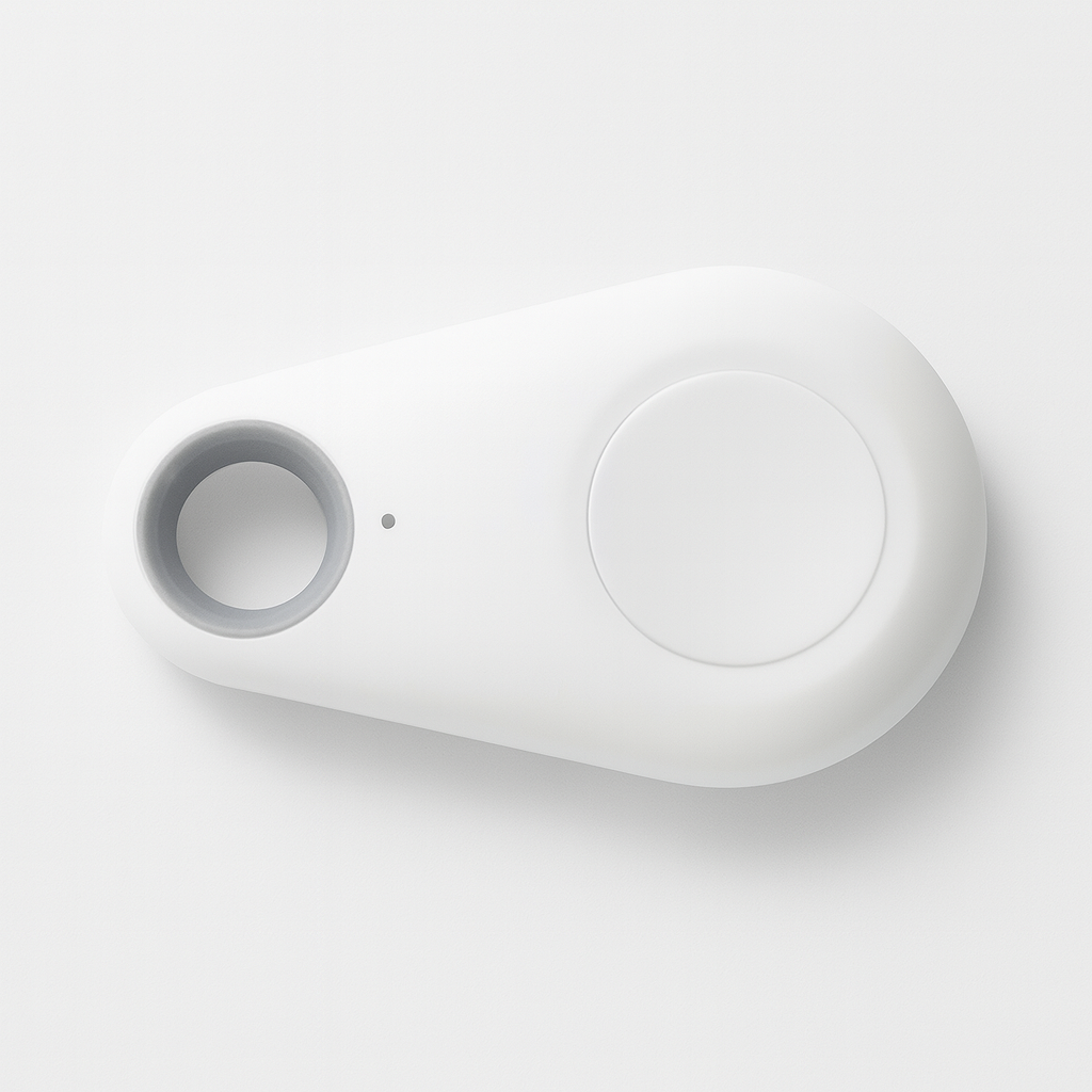 White Mini GPS tracker for dogs