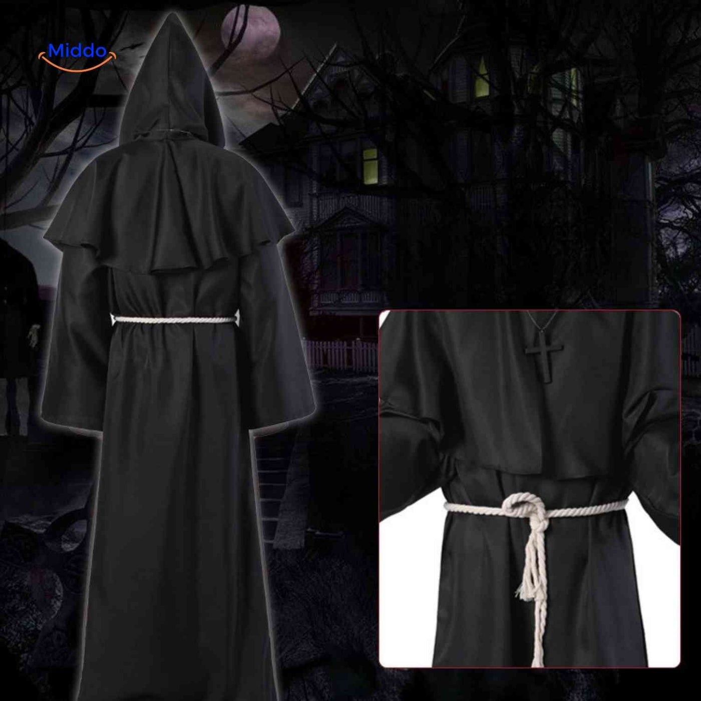Monkara Costume | Design médiéval, confort & parfait pour Halloween