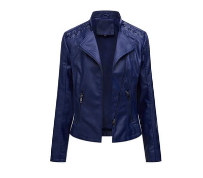 Léa | Veste en cuir d'agneau premium