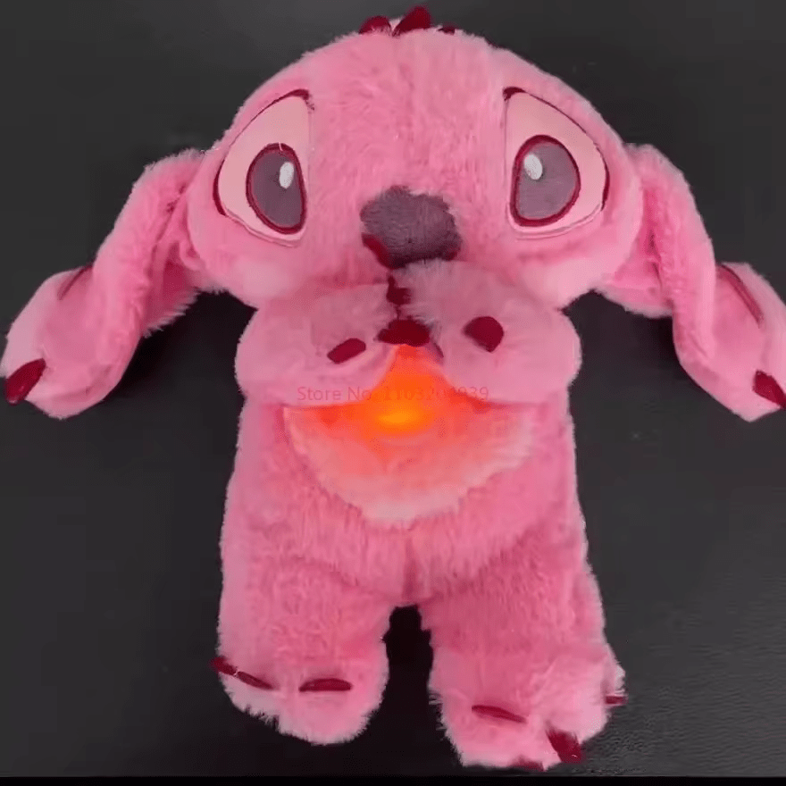 Jouet en peluche avec musique apaisante et mouvements respiratoires