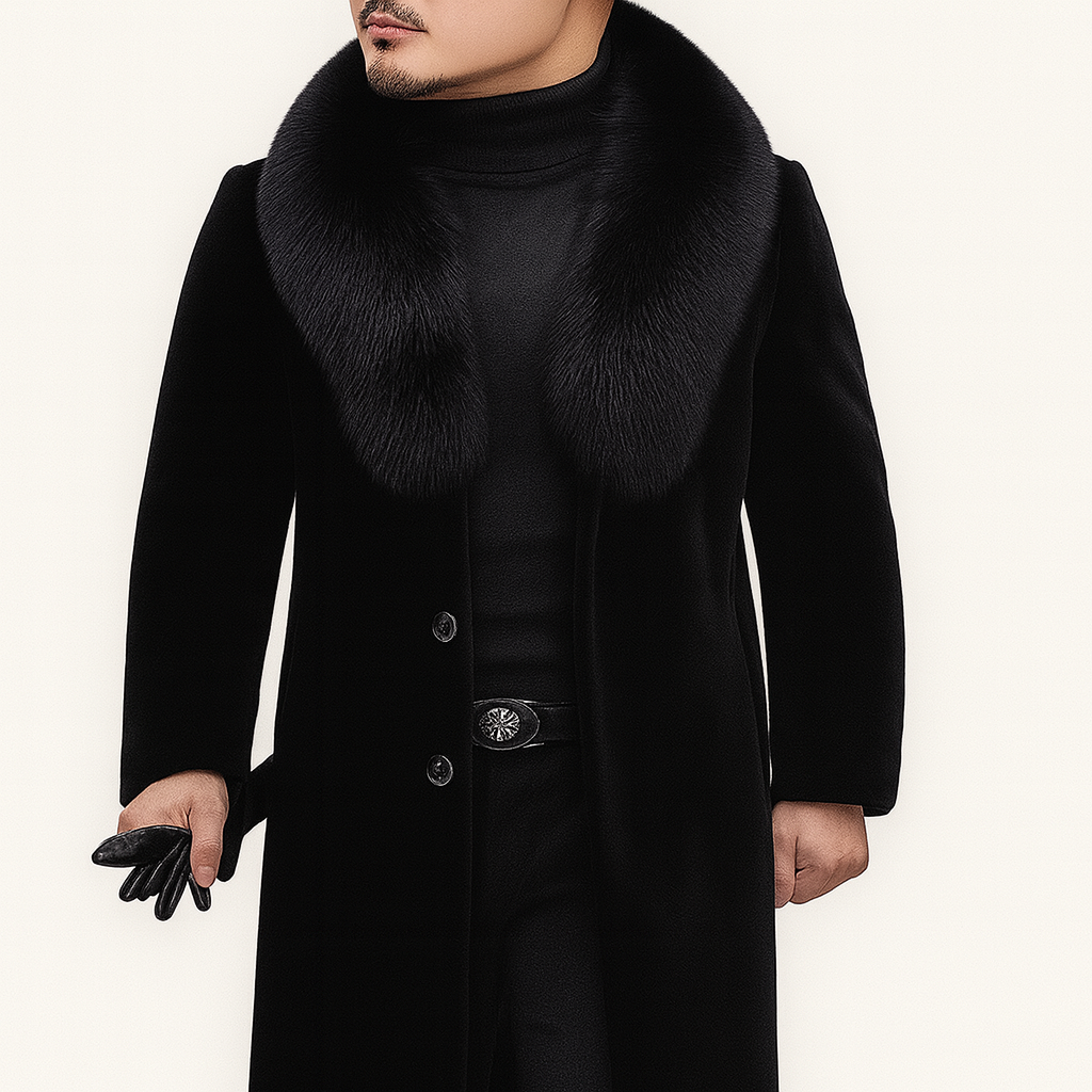 Men's Fur-Lined Winter Coat