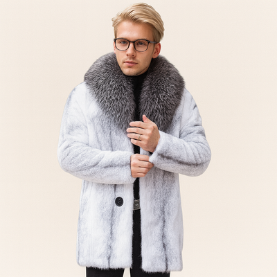 Men's Fur-Lined Winter Coat