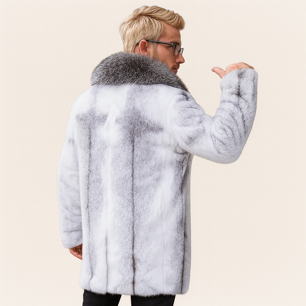 Men's Fur-Lined Winter Coat