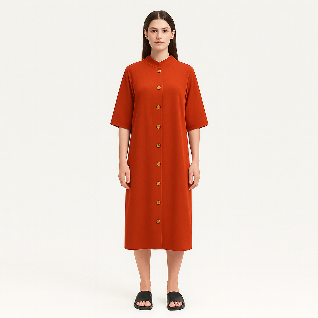 casual midi dress for women