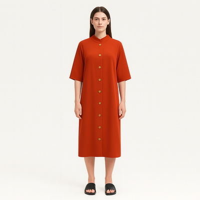 casual midi dress for women