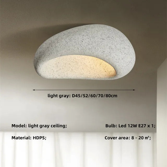 Стельовий світильник у сільському стилі Wabi Sabi LED Lamp