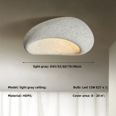 Стельовий світильник у сільському стилі Wabi Sabi LED Lamp