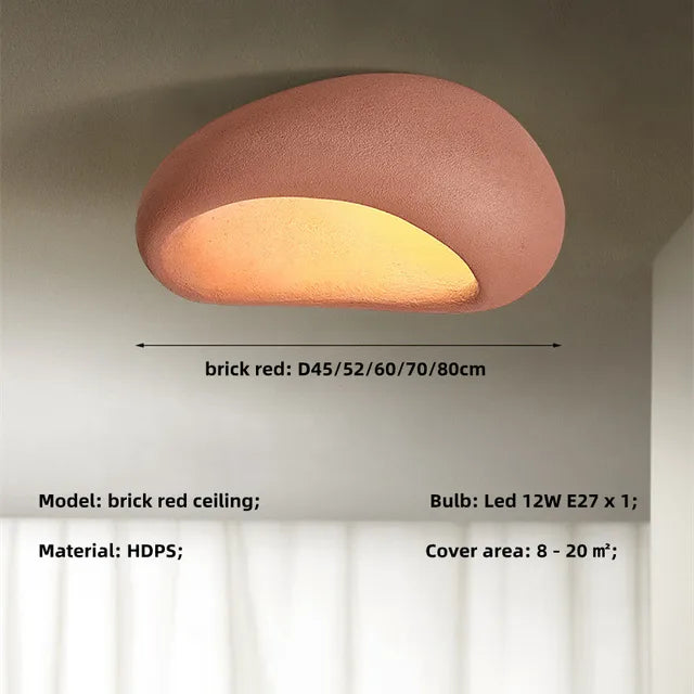 Стельовий світильник у сільському стилі Wabi Sabi LED Lamp