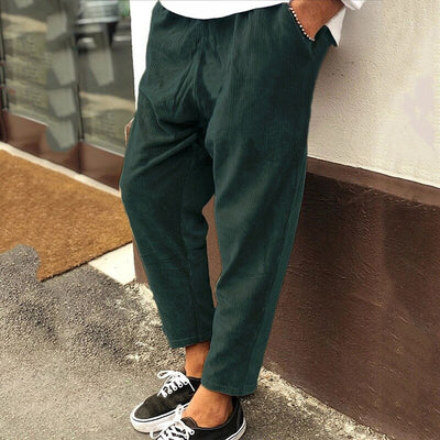 Pantalon décontracté en velours côtelé pour hommes - West