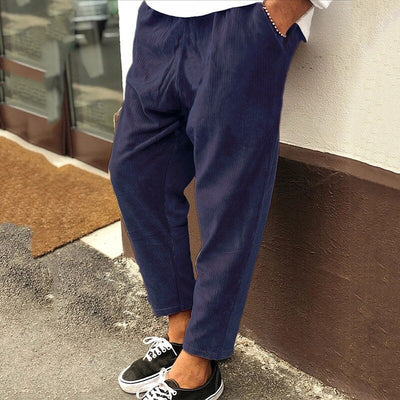 Pantalon décontracté en velours côtelé pour hommes - West