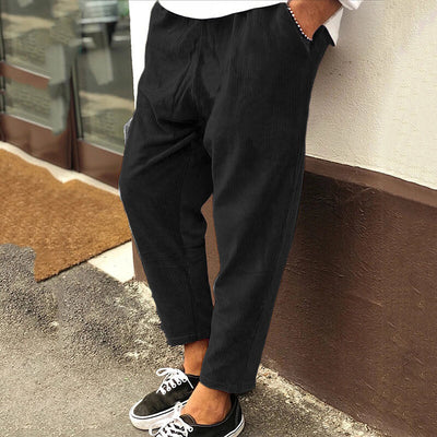 Pantalon décontracté en velours côtelé pour hommes - West