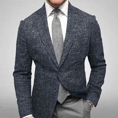 Blazer élégant en lin pour hommes
