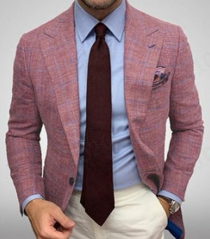 Blazer élégant en lin pour hommes