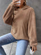 Sudadera con capucha para mujer - Suéter de polar - Diseño corto - Corte holgado - Mangas largas