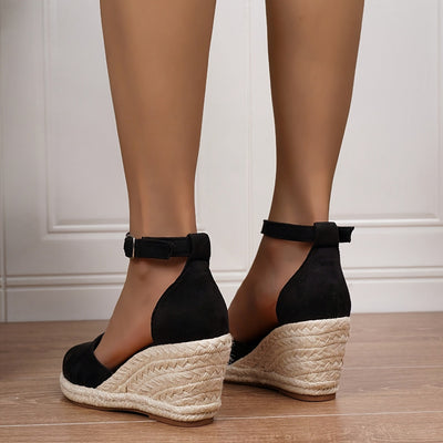 Elara - Sandalias planas de tiras para mujer