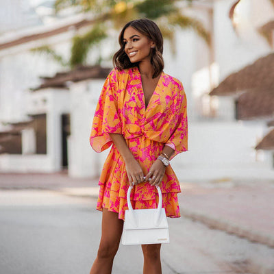 ANNALISE - Mini robe d'été élégante