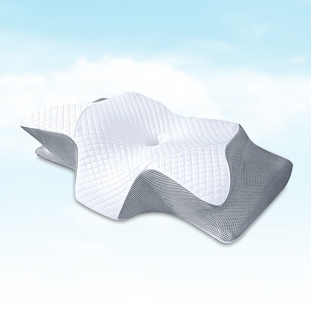 OrthoSleep Pro - Oreiller orthopédique ergonomique pour des nuits sans douleurs au cou et au dos