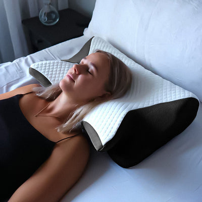 OrthoSleep Pro - Oreiller orthopédique ergonomique pour des nuits sans douleurs au cou et au dos