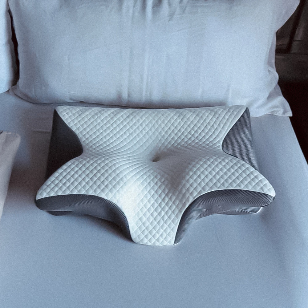 OrthoSleep Pro - Oreiller orthopédique ergonomique pour des nuits sans douleurs au cou et au dos