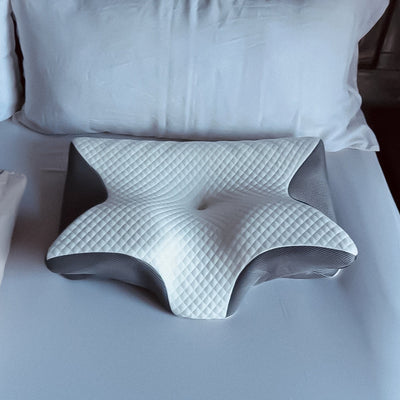 OrthoSleep Pro - Oreiller orthopédique ergonomique pour des nuits sans douleurs au cou et au dos