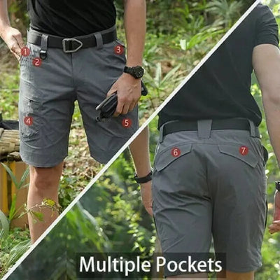 Alex - Short à Poches Multiples + ceinture offerte