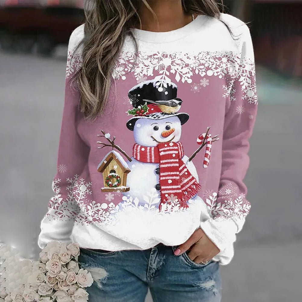 Lena - Pull de Noël bonhomme de neige