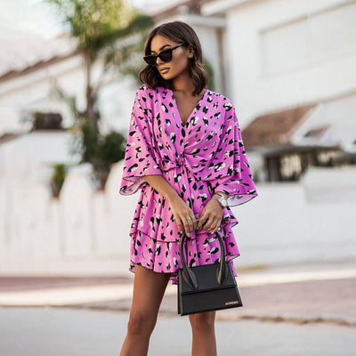 ANNALISE - Mini robe d'été élégante
