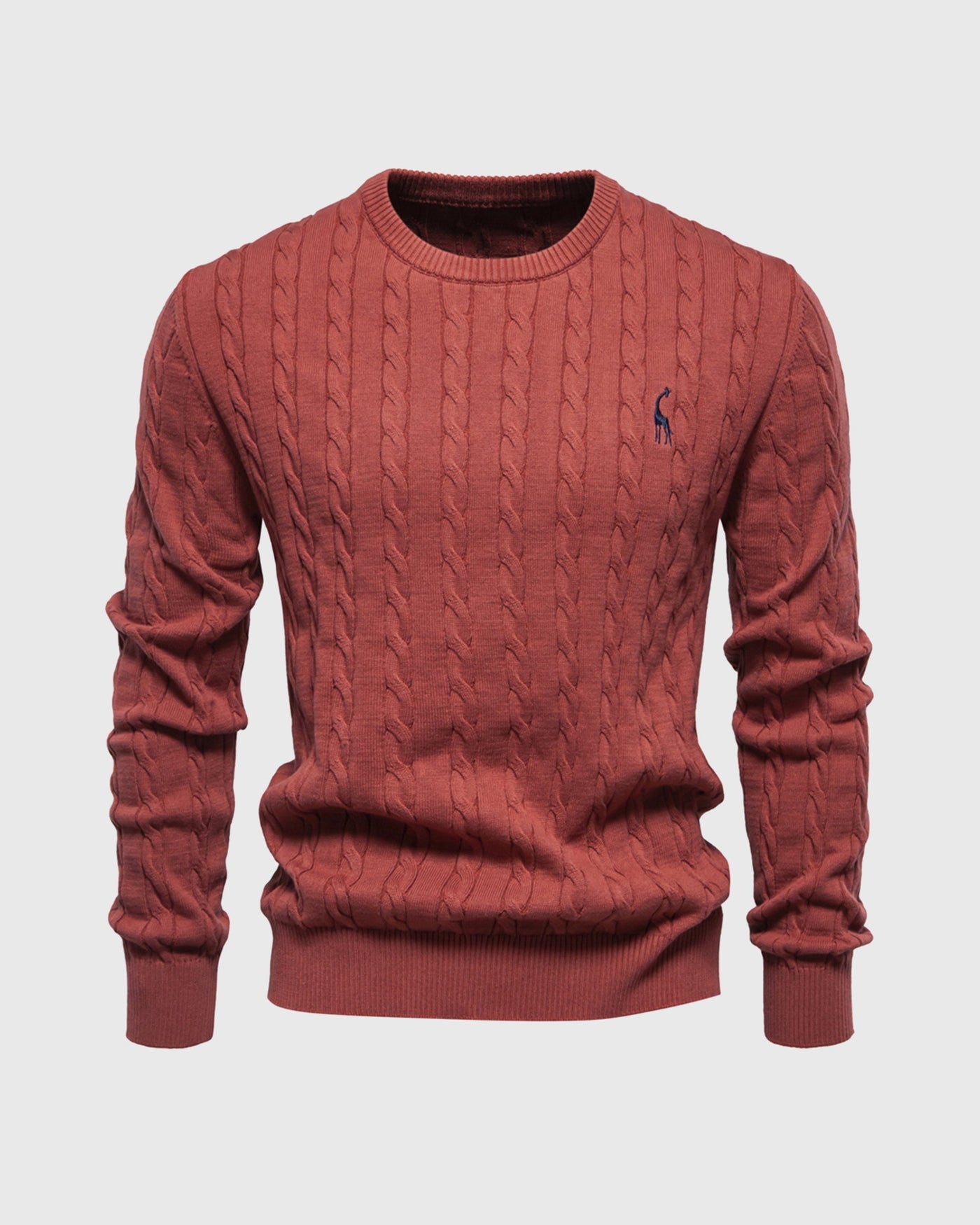 Pull en coton tricoté pour hommes