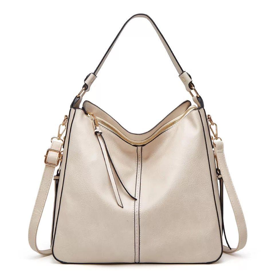 Mae - Ensemble de 2 pièces composé d'un sac à bandoulière et d'un sac à poignet en similicuir