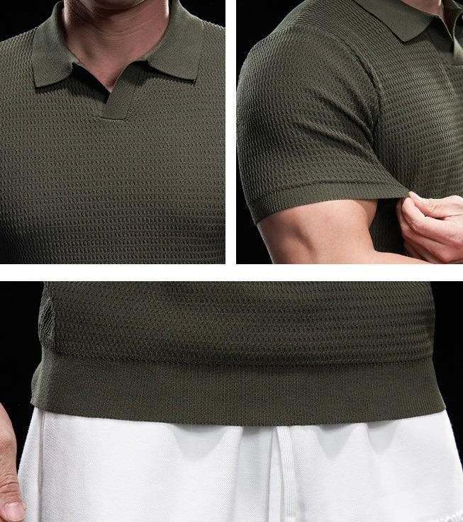Riccardo - Élégant polo en maille pour homme