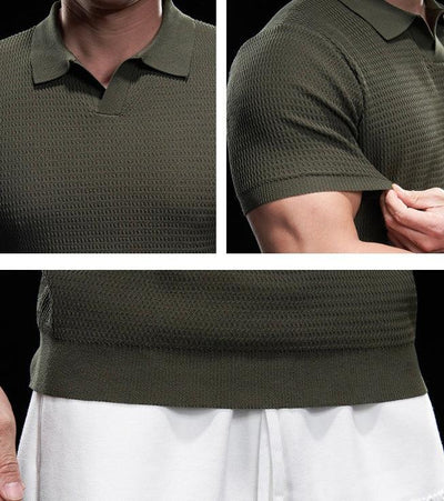 Riccardo - Élégant polo en maille pour homme