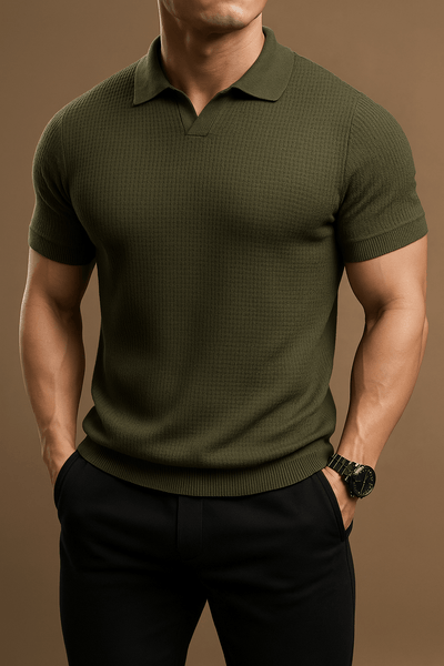 Riccardo - Élégant polo en maille pour homme