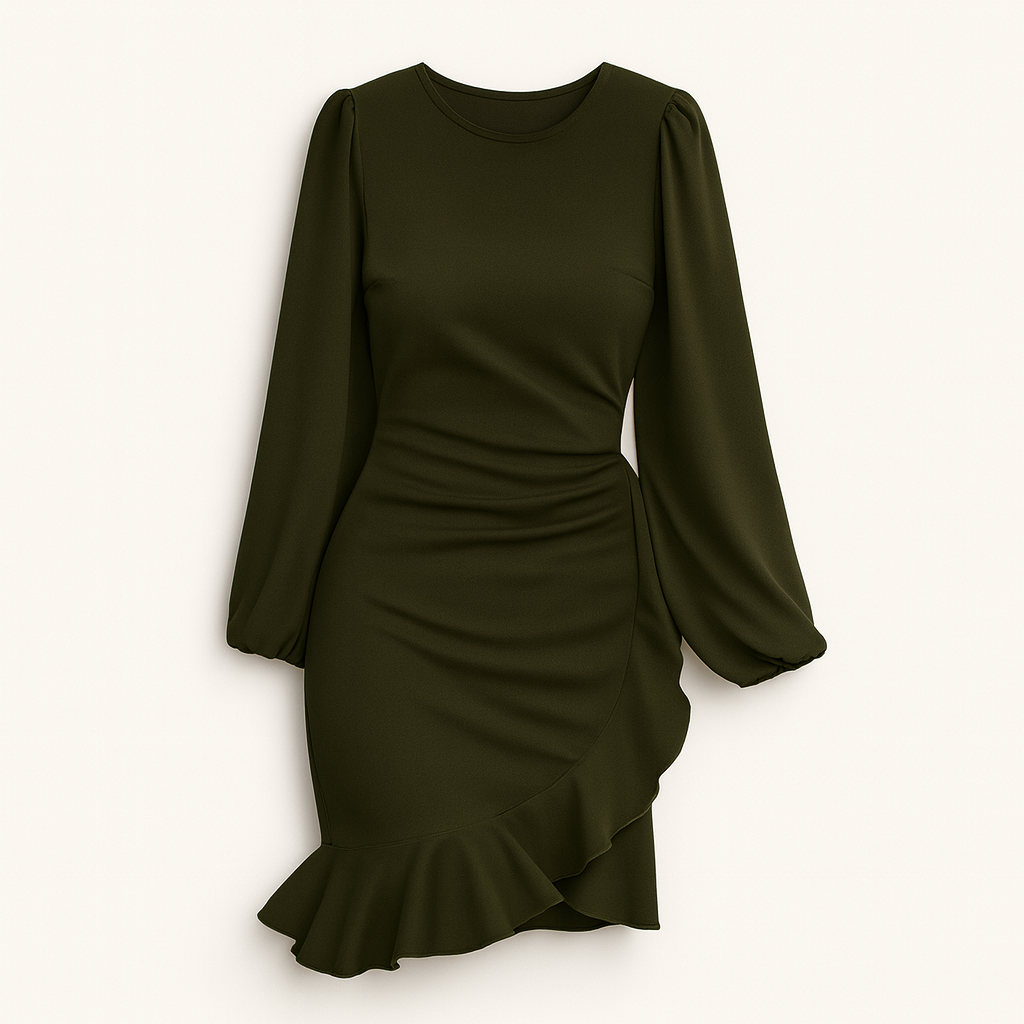 Dark Green Dress
