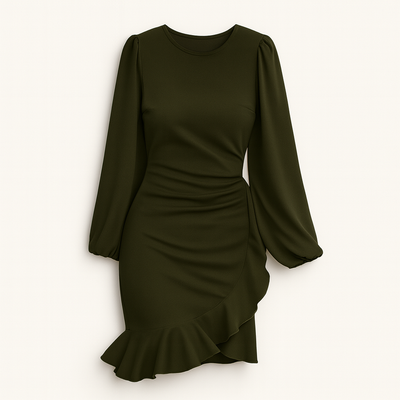 Dark Green Dress