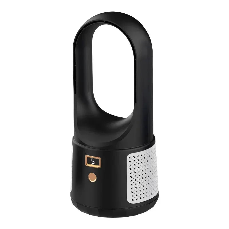 Bladeless Ventilateur de table - Ventilateur USB silencieux avec batterie pour chambre à coucher & bureau