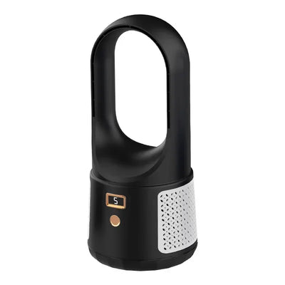Bladeless Ventilateur de table - Ventilateur USB silencieux avec batterie pour chambre à coucher & bureau