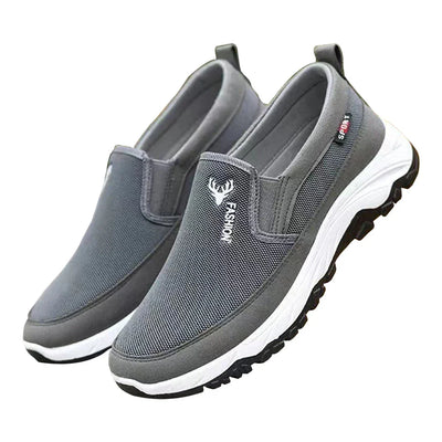 Zapatos ortopédicos sin cordones para hombre
