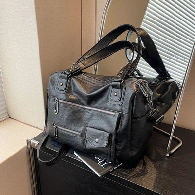CHLOE - Sac à Main Bandoulière Cuir Grande Capacité