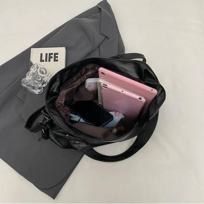 Lunelle - Grand sac à main en cuir souple