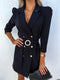 Blazer bata otoñal para mujer