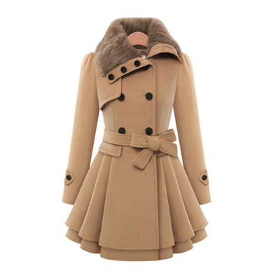 Emily - Trench-coat femme coupe slim | Pardessus élégant