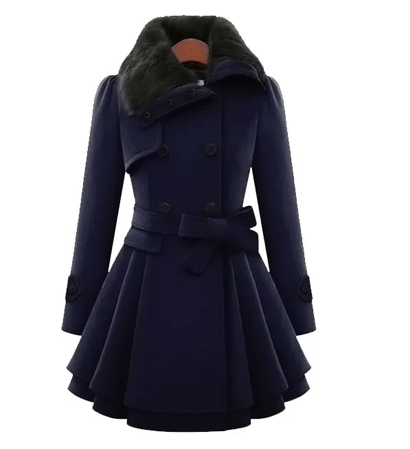 Emily - Trench-coat femme coupe slim | Pardessus élégant