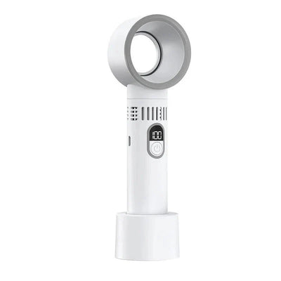 Ventilateur manuel sans fil - Bladeless Ventilateur USB, Portable & Super Silencieux
