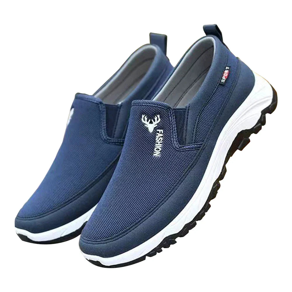 Zapatos ortopédicos sin cordones para hombre