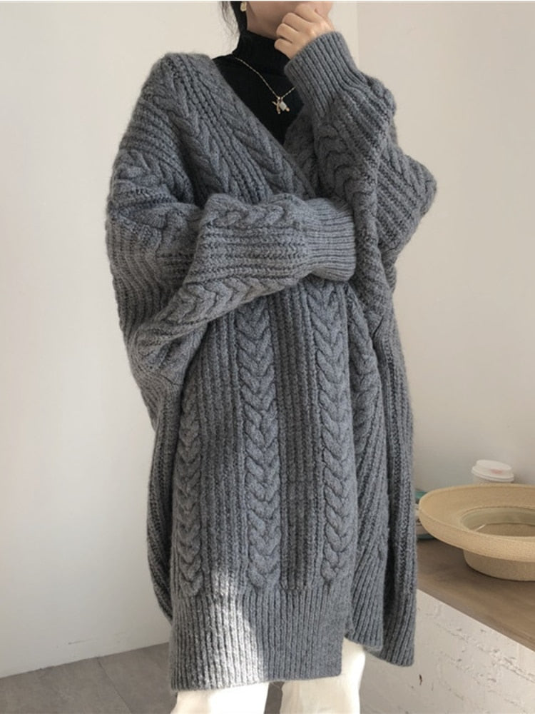 Chaleco largo de lana Comfortabel para mujer