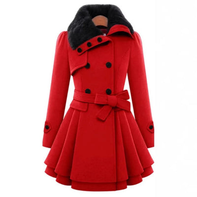 Emily - Trench-coat femme coupe slim | Pardessus élégant