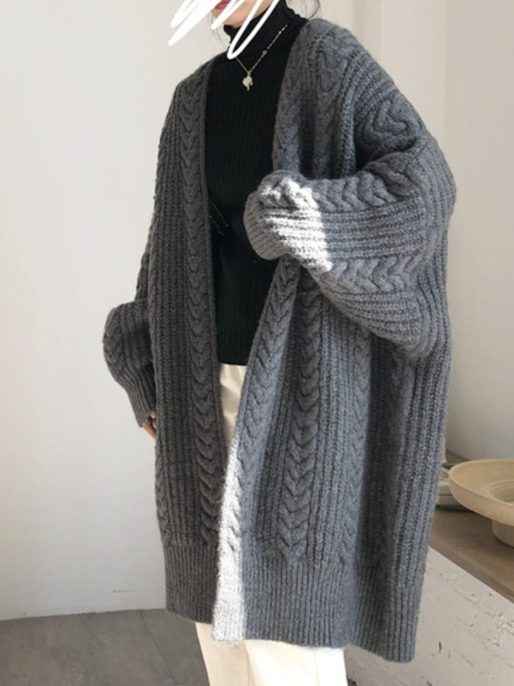 Chaleco largo de lana Comfortabel para mujer