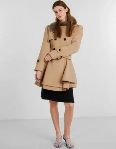 Emily - Trench-coat femme coupe slim | Pardessus élégant