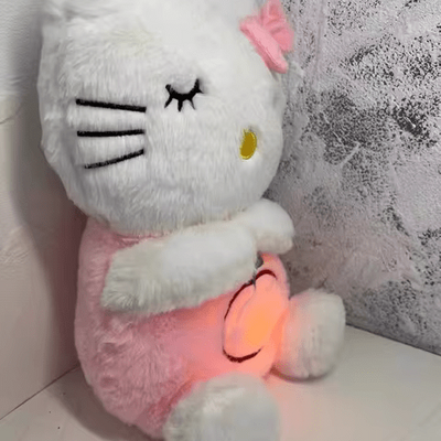 Jouet en peluche avec musique apaisante et mouvements respiratoires