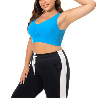 Soutien-gorge push-up de sport sans couture